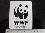 sticker WWF logo panda beer belgie belgium, Verzenden, Zo goed als nieuw, Bedrijf of Vereniging