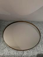 Spiegel rond goud 70 cm., Huis en Inrichting, Woonaccessoires | Spiegels, Minder dan 100 cm, Rond, Zo goed als nieuw, 50 tot 75 cm