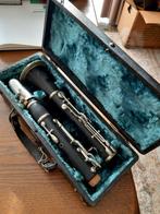 Oude klarinet met koffertje., Muziek en Instrumenten, Blaasinstrumenten | Dwarsfluiten en Piccolo's, Gebruikt, Ophalen of Verzenden