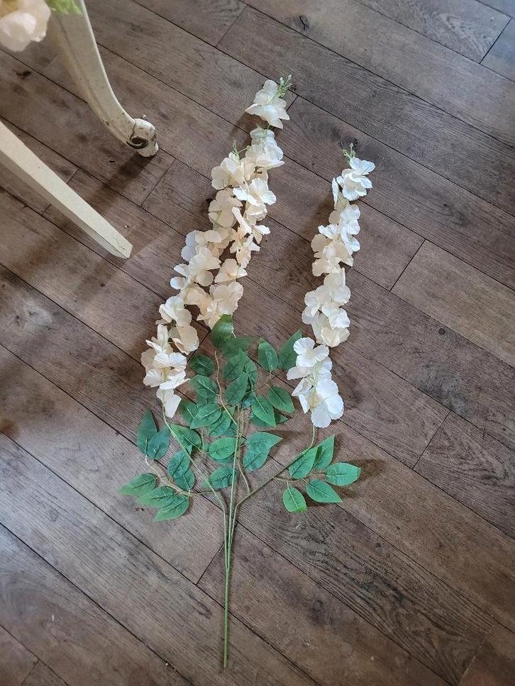 Kunst bloem Wisteria cremig per tak 3.50, Huis en Inrichting, Woonaccessoires | Kunstplanten en Kunstbloemen, Nieuw, Binnen, Ophalen of Verzenden