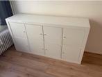 9x Kallax Expedit DEUREN inc. Inzetten wit, Ophalen, Zo goed als nieuw, Vierkant, Hout