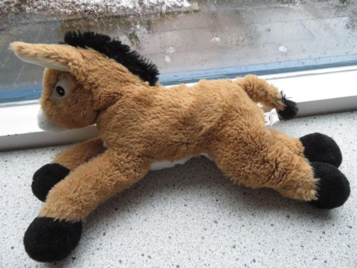 Ezel of Paard merk PIA International Soft Toys, Kinderen en Baby's, Speelgoed | Knuffels en Pluche, Zo goed als nieuw, Paard, Ophalen of Verzenden