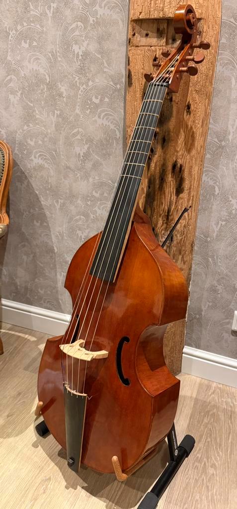Prachtige Viola da Gamba (bas) mensuur 68,5cm, Muziek en Instrumenten, Strijkinstrumenten | Cello's, Zo goed als nieuw, Ophalen