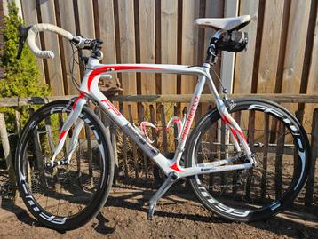 Pinarello FP3 ultegra carbon in de kleur wit/grijs/rood beschikbaar voor biedingen