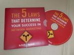 The 5 laws that determine your success in Netwerk Marketing, Alle leeftijden, Ophalen of Verzenden, Zo goed als nieuw