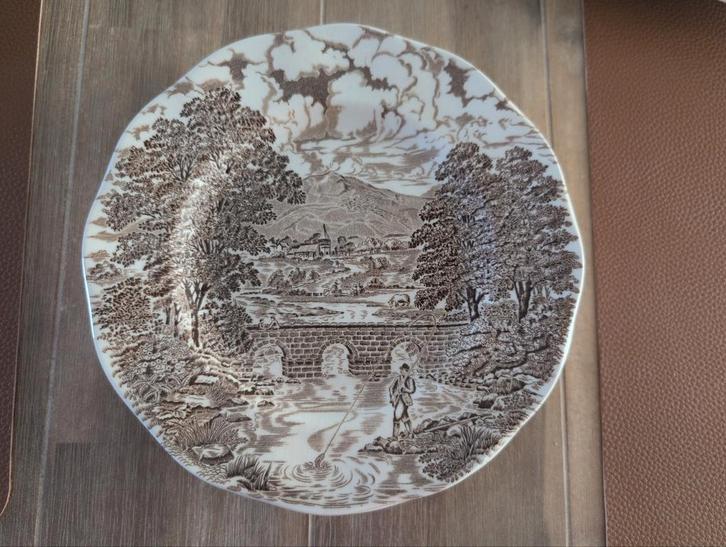 Bordjes bridge scènes Crow ducal 13 stuks, Antiek en Kunst, Antiek | Schalen, Ophalen