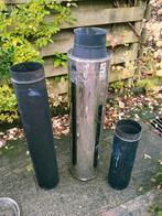 Rookkanaal koppelstuk enkelwandig naar dubbelwandig, Ophalen, Zo goed als nieuw, Hout