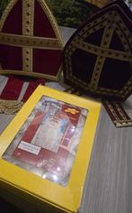 Sinterklaas baardstel en mijter baard en hoofddeksel, Diversen, Sinterklaas, Ophalen of Verzenden, Zo goed als nieuw