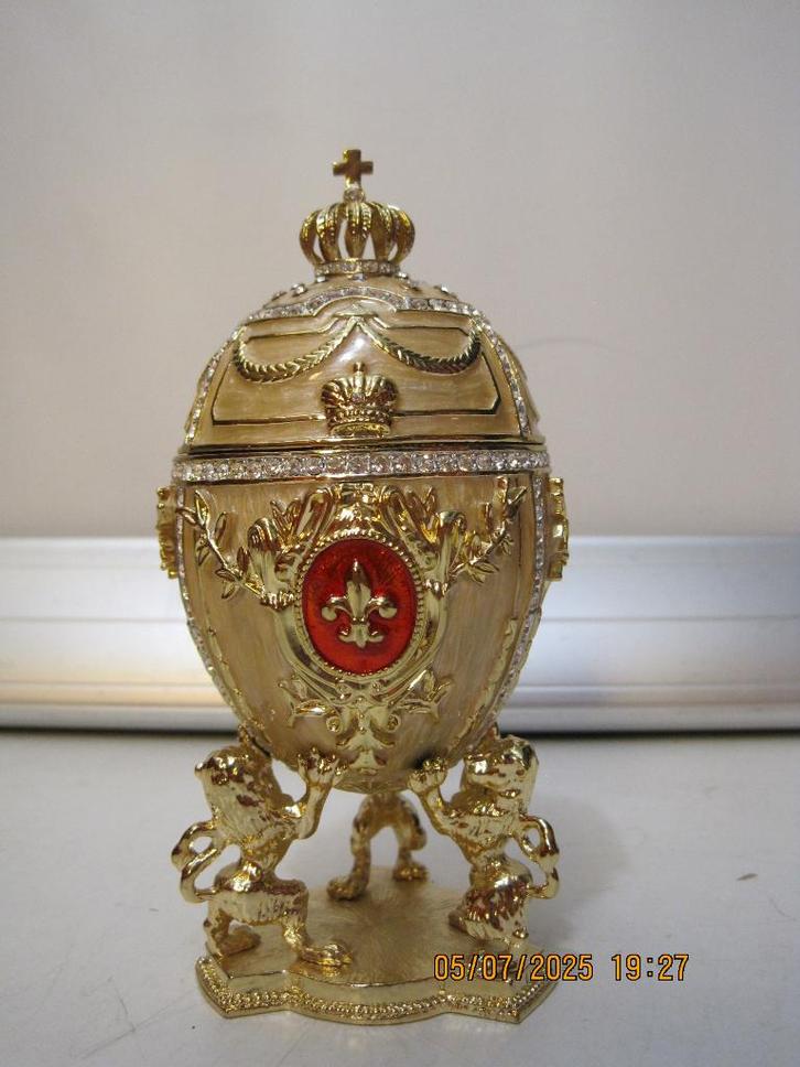 swarovski faberge ei (349), Antiek en Kunst, Curiosa en Brocante, Ophalen of Verzenden