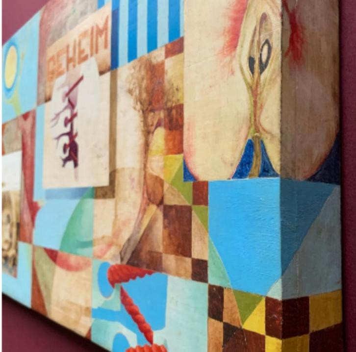 Schilderij, Bob van Walderveen, Antiek en Kunst, Kunst | Schilderijen | Modern, Ophalen of Verzenden