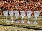 6 vintage likeur glazen kristal, Antiek en Kunst, Antiek | Glas en Kristal, Ophalen of Verzenden