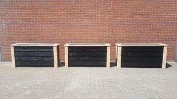 Houten plantenbak zweeds rabat beschikbaar voor biedingen