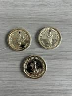 Efteling munten ezeltje strekje drie stuks, Verzenden, Zo goed als nieuw, Overige typen