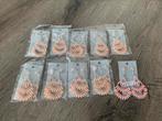 Partij 10 paar Ibiza oorbellen roze, Ophalen of Verzenden, Nieuw, Overige kleuren, Overige materialen