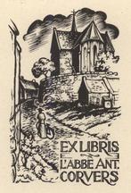 0625 Ex Libris Nederland : Harry Corvers, 1949, Antiek en Kunst, Kunst | Etsen en Gravures, Verzenden