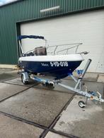 Aquamar vis consoleboot   Prachtige 50 pk Evinrude e-te, Ophalen, Gebruikt, 3 tot 6 meter, Buitenboordmotor
