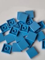 25 nieuwe lego tegels 2x2x ( 3068 ) medium blue / zacht blau, Ophalen of Verzenden, Nieuw, Losse stenen, Lego