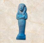 Vintage Ushabti Beeld - Aquakleur, Antiek en Kunst, Ophalen of Verzenden