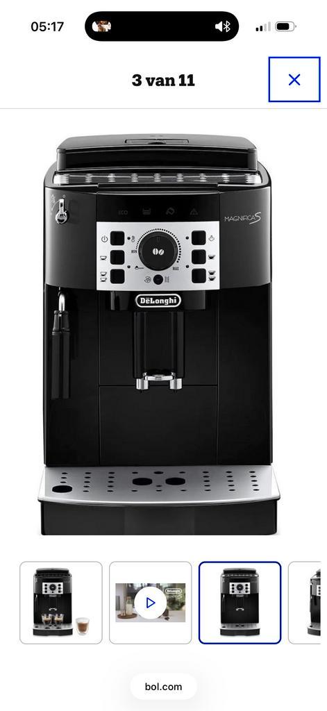 DeLonghi Magnifica S Espresso Machine - Koffiebonen, Witgoed en Apparatuur, Koffiezetapparaten, Gebruikt, Koffiebonen, Espresso apparaat