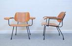 zeldzame set design stoelen Tjerk Reijenga Pilastro 60s, Ophalen, Gebruikt, -, Minder dan 75 cm