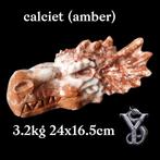 Grote Calciet Draak - 3.2kg, 24cm, Antiek en Kunst, Ophalen of Verzenden