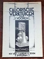 calorische werktuigen Machines door I. Vooren 1939, Nieuw, Ophalen of Verzenden, I. Vooren, Installatietechniek