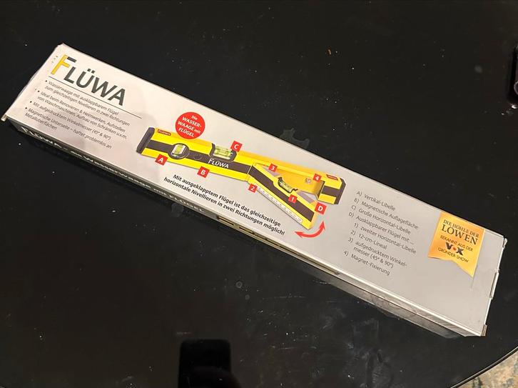 18 stuks Fluwa Waterpas - Nieuw in doos!, Doe-het-zelf en Verbouw, Gereedschap | Handgereedschap, Nieuw, Ophalen of Verzenden