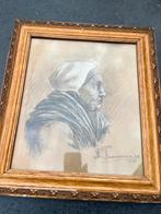 Antieke tekening 1912, Antiek en Kunst, Kunst | Schilderijen | Klassiek, Ophalen