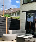 Organische loungebank + Cosi vuurtafel (i.o.m. los te koop), Tuin en Terras, Tuinsets en Loungesets, Ophalen, Bank, Zo goed als nieuw