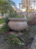 Betonnen plantenpot, Tuin en Terras, Bloempotten, Ophalen, Gebruikt, 40 cm of meer, Rond