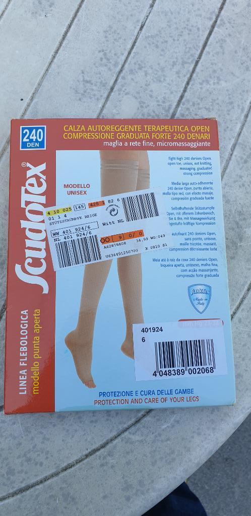 Compressiekousen 240 den -open teen unisex, Diversen, Verpleegmiddelen, Nieuw, Ophalen of Verzenden