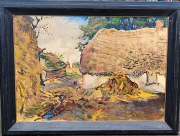 Jan Altink 1885-1971.. doorkijkje bij boerderij beschikbaar voor biedingen