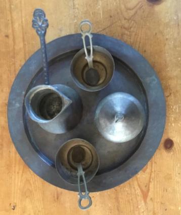 Setje voor Turkse koffie. Dzezva genaamd. beschikbaar voor biedingen