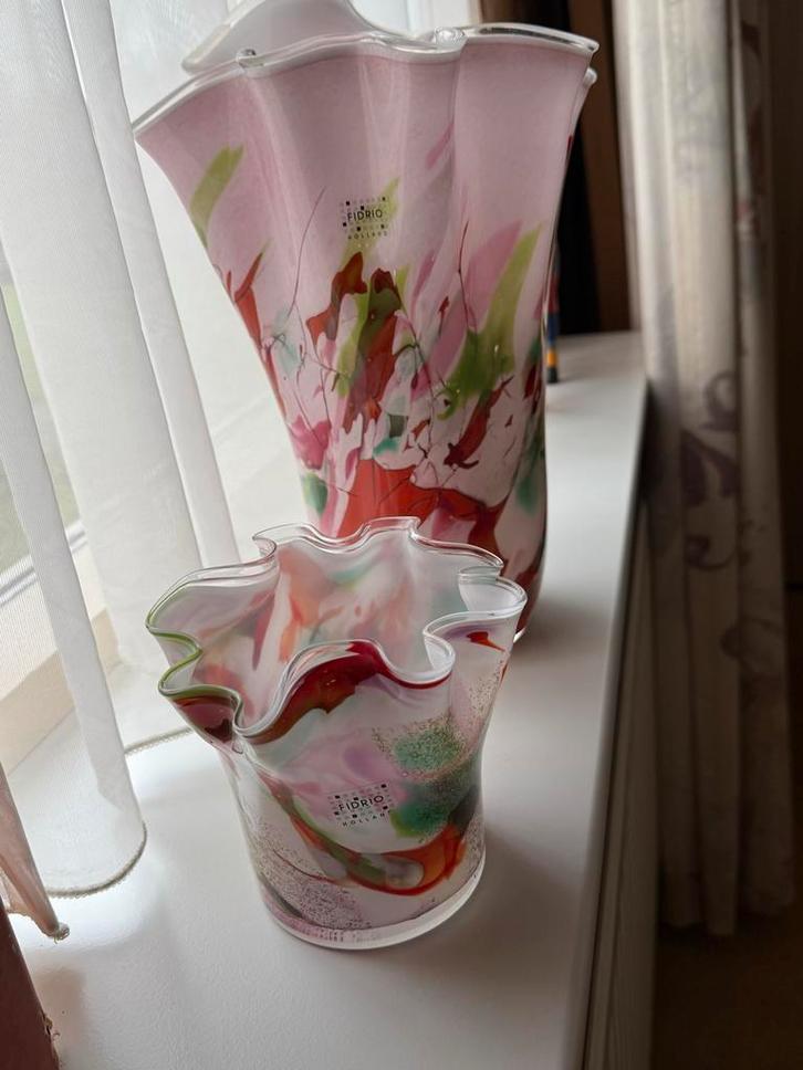 Fidrio Design Vazen - Multi Colour, Antiek en Kunst, Antiek | Vazen, Ophalen of Verzenden