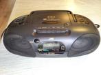 JVC radio cd cassette recorder, Ophalen of Verzenden, Gebruikt, Bouwradio, Met cd-speler