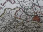 gravure Nieuwe kaart van Kennemerland Haarlem de Leth 1740, Antiek en Kunst, Kunst | Etsen en Gravures, Verzenden