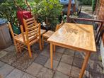 Eetkamertafel en stoelen, Ophalen, Gebruikt