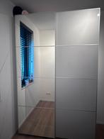 Pax Schuifdeuren Spiegel & Grijs, Huis en Inrichting, Kasten | Kledingkasten, Ophalen, Gebruikt, 200 cm of meer, 150 tot 200 cm