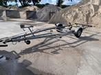 Nette hardbeck boottrailer 1300kg as, Watersport en Boten, Ophalen, Minder dan 1500 kg, Gebruikt, Verstelbare verlichting