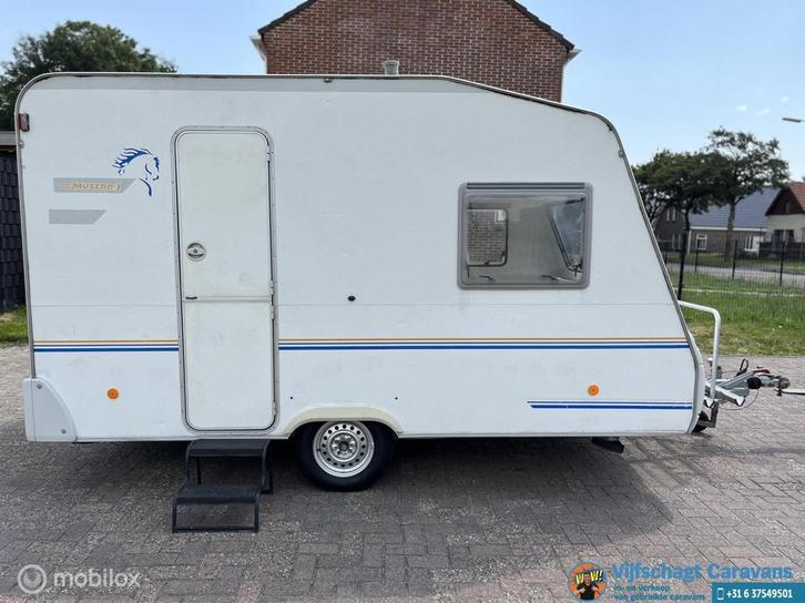Knaus Mustang Marcampo 350 incl voortent, Caravans en Kamperen, Caravans, Bedrijf, tot en met 4, 500 - 750 kg, Knaus, 5 tot 6 meter