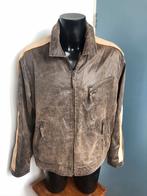 Milestonr bruin nepleer leren dunne jas vitale 54, Kleding | Heren, Maat 52/54 (L), Bruin, Milestone, Ophalen of Verzenden