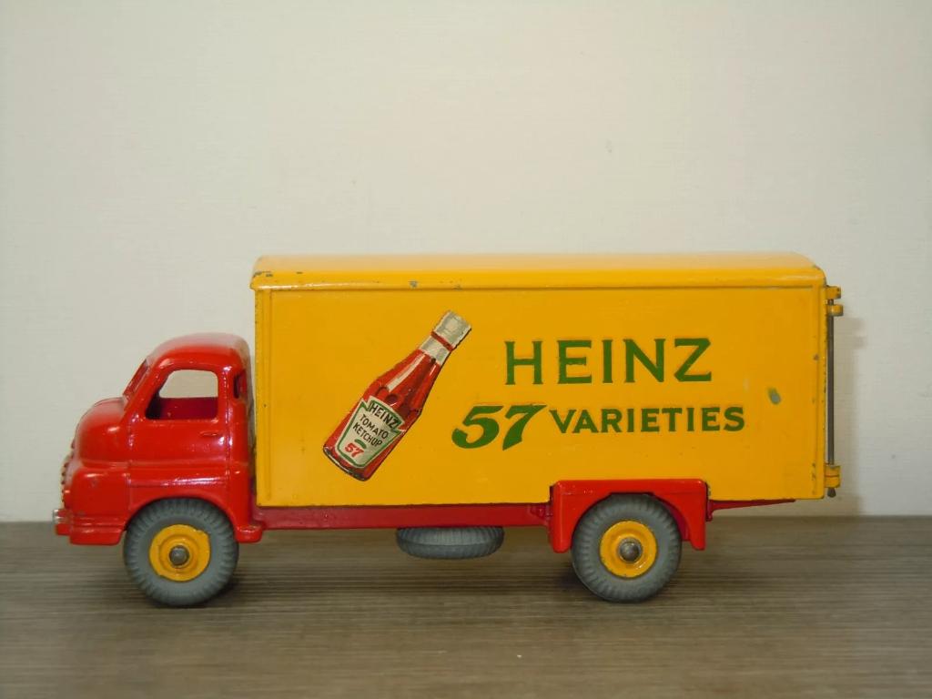 Big Bedford Van Heinz Bottle - Dinky SuperToys 923 England, Hobby en Vrije tijd, Modelauto's | 1:43, Engeland, Verzenden, Dinky Toys