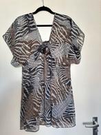 Prachtige tuniek blouse Studio Due XL 42 animal zebraprint, Beige, Maat 42/44 (L), Ophalen of Verzenden, Studio Due