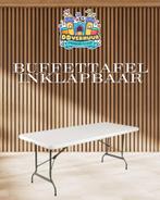 Inklapbare Buffettafel Huren € 10,- per dag, Hobby en Vrije tijd, Feestartikelen | Verhuur, Ophalen, Zo goed als nieuw