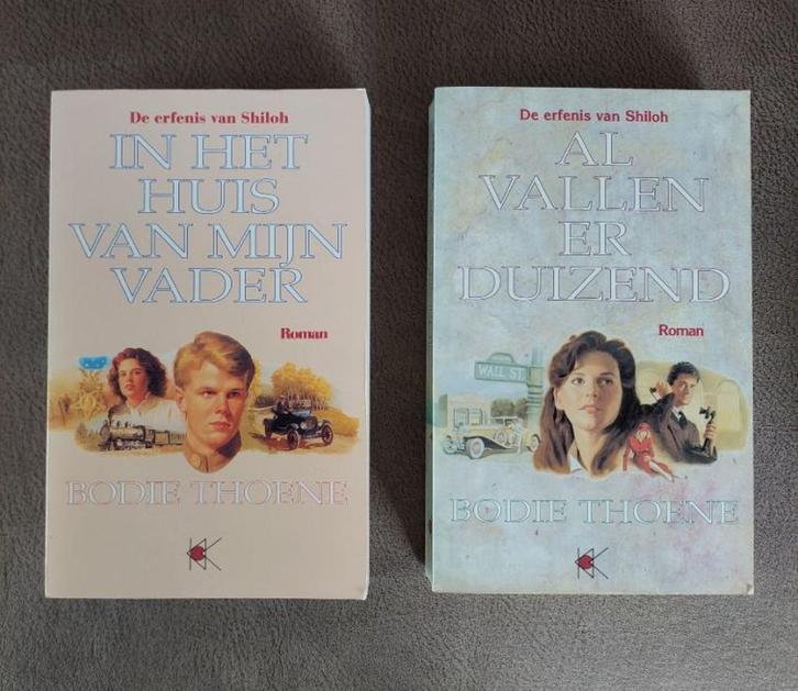 Bodie Thoene - De erfenis van Shilo deel 1 en 2, Boeken, Romans, Gelezen, Nederland, Ophalen of Verzenden