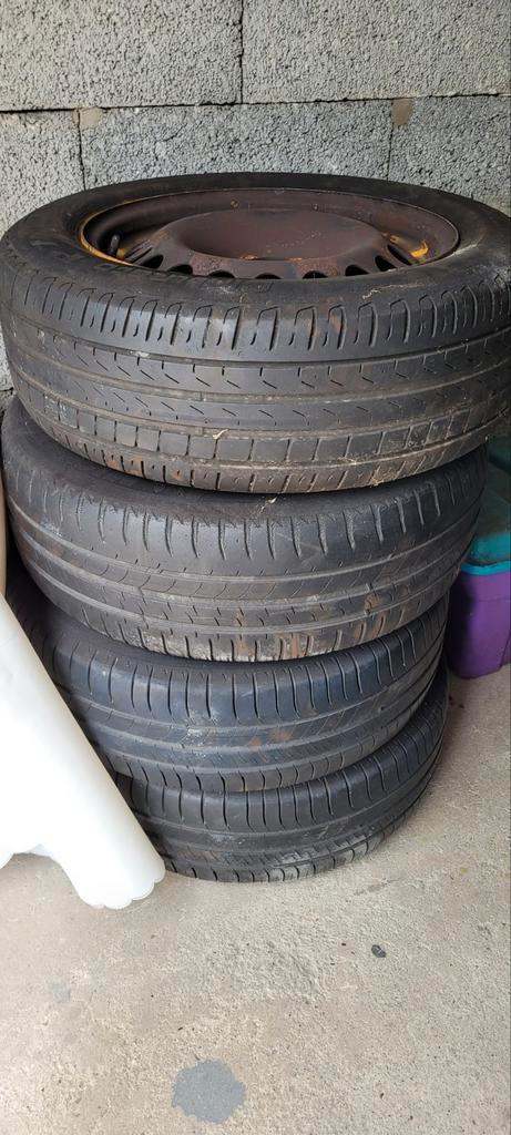 Set stalen velgen Opel Astra J 205 60 R16 steek 5x105, Auto diversen, Autosport-onderdelen, Gebruikt, Ophalen