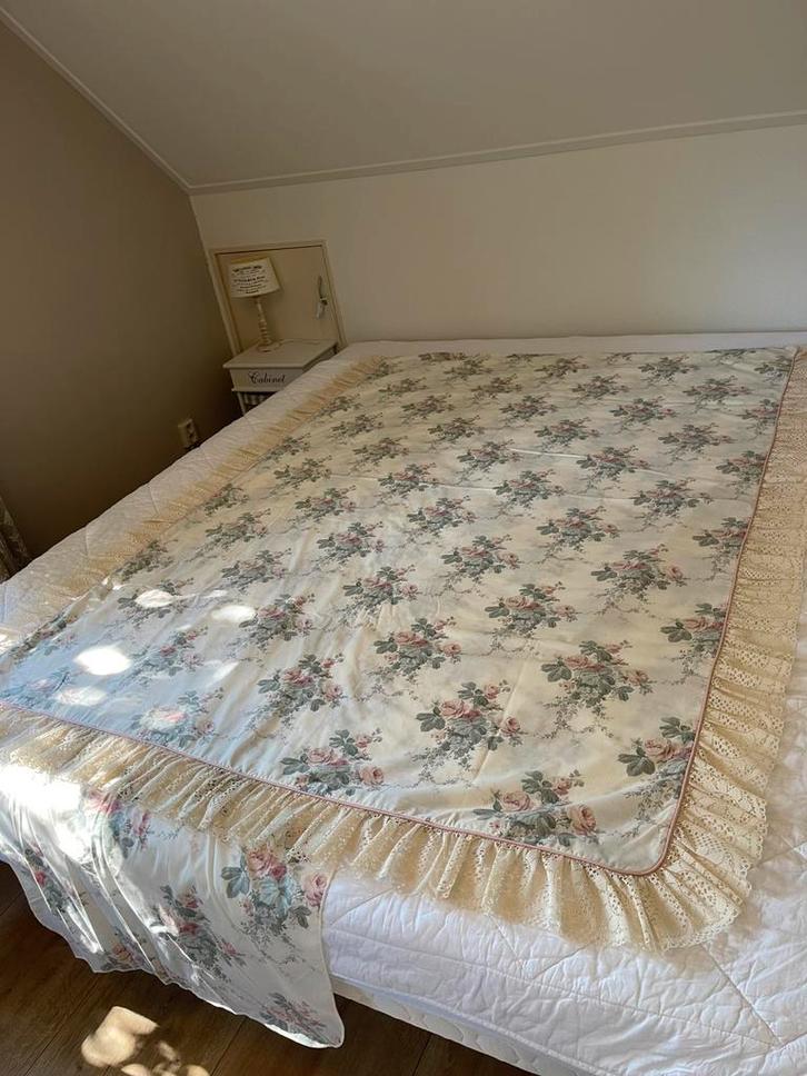 Vintage Dorma 1persoons dekbed overtrek + 2 kussenhoesjes, Huis en Inrichting, Slaapkamer | Beddengoed, Zo goed als nieuw, Dekbedovertrek