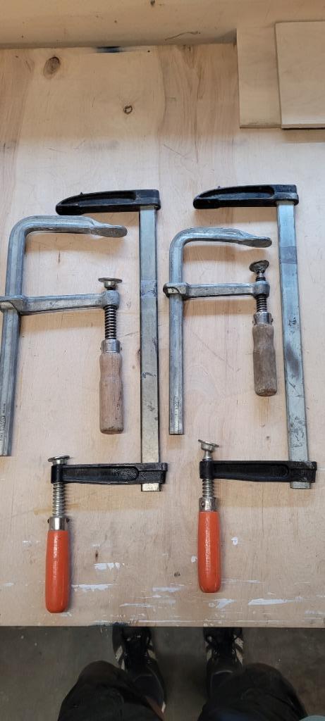 Lijmklemmen o.a. Bessey, Doe-het-zelf en Verbouw, Gereedschap | Handgereedschap, Gebruikt, Ophalen of Verzenden