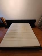 Tweepersoonsbed 180x200, Huis en Inrichting, Slaapkamer | Bedden, Ophalen, Gebruikt, Zwart, Tweepersoons