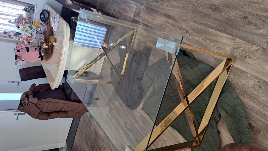 Te koop salontafel, Huis en Inrichting, Tafels | Salontafels, Zo goed als nieuw, 50 tot 75 cm, 50 tot 100 cm, 100 tot 150 cm, Rechthoekig